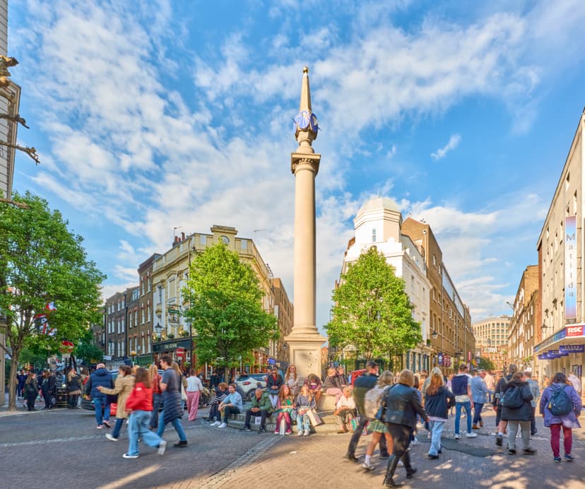 Seven Dials Sundial Pillar